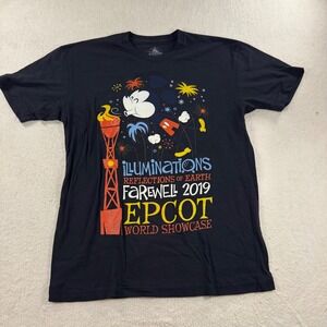 Disney Epcot Illuminations Reflections of Earth Farewell 2019 T Shirt Theme Park